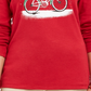 Karen Scott Women's Snow Bike Cotton Top Red Size XX-Large