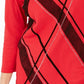 Karen Scott Women's Petite Graphic Scoop-Neck Top Red Size Petite