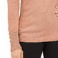 JM Collection Women's Metallic V-Neck Sweater Dark Pink Size Large