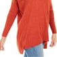Style & Co Women's V-Neck Tunic Sweater Dark Red Size Small