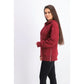 Ideology Women's Zip Hem Hoodie Red - Size X-Large