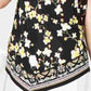 INC International Concepts Women's Printed Keyhole Halter Top Yellow Size Medium
