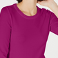 Maison Jules Women's 3/4 Sleeve Jewel Neck Top Pink Size X-Small