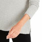 Alfani Women's Mock-Neck Boucle Sweater Gray Size X-Large