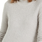 Alfani Women's Mock-Neck Boucle Sweater Gray Size  XX-Large