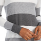 Maison Jules Women's Striped Sweater Gray Size XX-Large