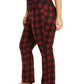 Charter Club Women's Plus Size Plaid Tummy-Control Jeans Black Size Petite Small
