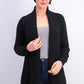Charter Club Women's Shawl-Collar Open-Front Cardigan Black Size Large