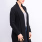 Charter Club Women's Shawl-Collar Open-Front Cardigan Black Size Large