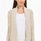Charter Club Women's Marled Shawl-Collar Cardigan Beige Size Extra Small