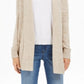 Charter Club Women's Marled Shawl-Collar Cardigan Beige Size Extra Small