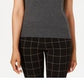 Charter Club Women's Sleeveless Crew Neck Sweater Grey Size X-Large