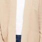 Charter Club Women's Patchwork Cardigan Beige Size Small