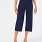 JM Collection Women's Cropped Pull-On Pants Blue Size Large