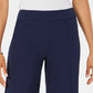 JM Collection Women's Cropped Pull-On Pants Blue Size Large