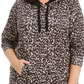 Ideology Women's Plus Size Printed Round-Hem Hoodie Beigekhaki Size 1X