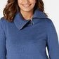 Karen Scott Women's Cotton Cable Knit Sweater Blue Size Small