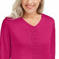 Karen Scott Women's Cotton Cable Knit Sweater Pink Size X-Large