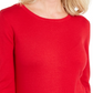 Karen Scott Women's Colorblocked Hem Sweater Red Size X-Large