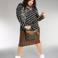 Alfani Women's Plus Size Polka-Dot Top Black Size 1X