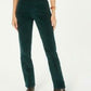 Charter Club Women's Lexington Corduroy Tummy-Control Pants Dark Green Size 10