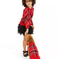 Charter Club Little Girls Plaid Family Sweater Red Size 5