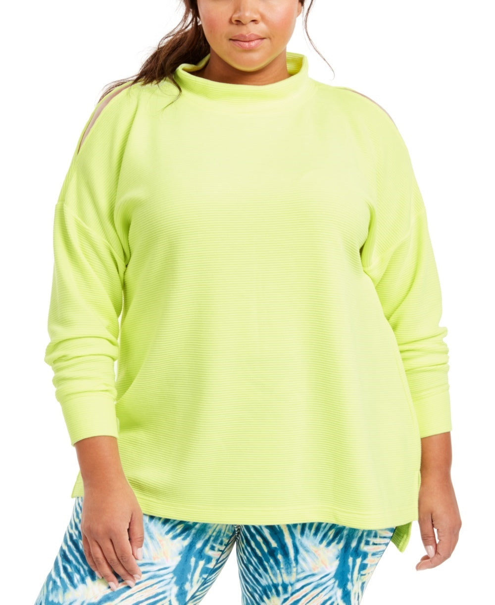 Ideology Women's Fitness Running Shirts & Tops Gold Size 2X