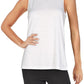 Ideology Women's Mesh-Back Tank Top White Size X-Small