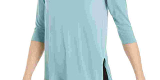 Alfani Women's Cold Shoulder Asymmetrical Top Green Size XX-Large