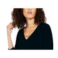 Alfani Women's Pullover Top With Hardware Black Size Medium