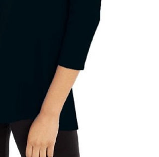 Alfani Women's Pullover Top With Hardware Black Size Medium