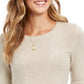 Style & Co Women's Mixed-Stitch Sweater Beige Size X-Large