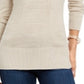 Style & Co Women's Mixed-Stitch Sweater Beige Size X-Large