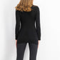 Style & Co Women's Mixed Stitch Sweater Black Size X-Large