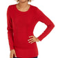 Style & Co Women's Mixed Stitch Sweater Red Size XX-Large