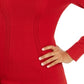 Style & Co Women's Mixed Stitch Sweater Red Size XX-Large