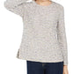 Style & Co Women's Striped Sweater Grey Size XX-Large