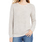 Style & Co Women's Ribbed Drop Shoulder Sweater   Beige Size X-Large