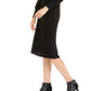 Alfani Women's Shimmer Eyelash Pencil Skirt  Black Size Large