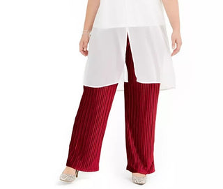 Alfani Women's Split Front Tunic Top White Size 1X