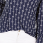 Charter Club Women's Printed Split Neck Top Blue Size XX-Large