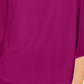 JM Collection Women's Lace Up Grommet Trim Top  Pink Size Small