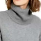 Bar III Women's Becca Tilley X Turtleneck High-Low Sweater Charcoal Size Large