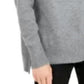 Bar III Women's Becca Tilley X Turtleneck High-Low Sweater Charcoal Size Large