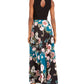 INC International Concepts Women's Petite 2 In 1 Keyhole-Back Maxi Dress Black Size 0P