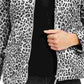 Charter Club Women's Animal-Print Jacket White Size Large
