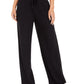 Style & Co Women's Wide Leg Tie Waist Pants Black Size X-Small