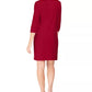 Karen Scott Women's Sport Cotton Hardware Dress Bright Red Size X-Small