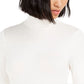 Bar III Women's Becca Tilley X Turtleneck Bodysuit White Size Large