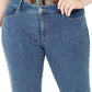 INC International Concepts Women's Plus Size Polka Dot Skinny Jeans Blue Size 18W